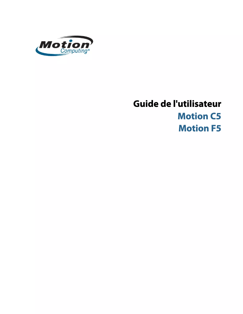 Página 1 del manual Manual de usuario Motion Computing C5
