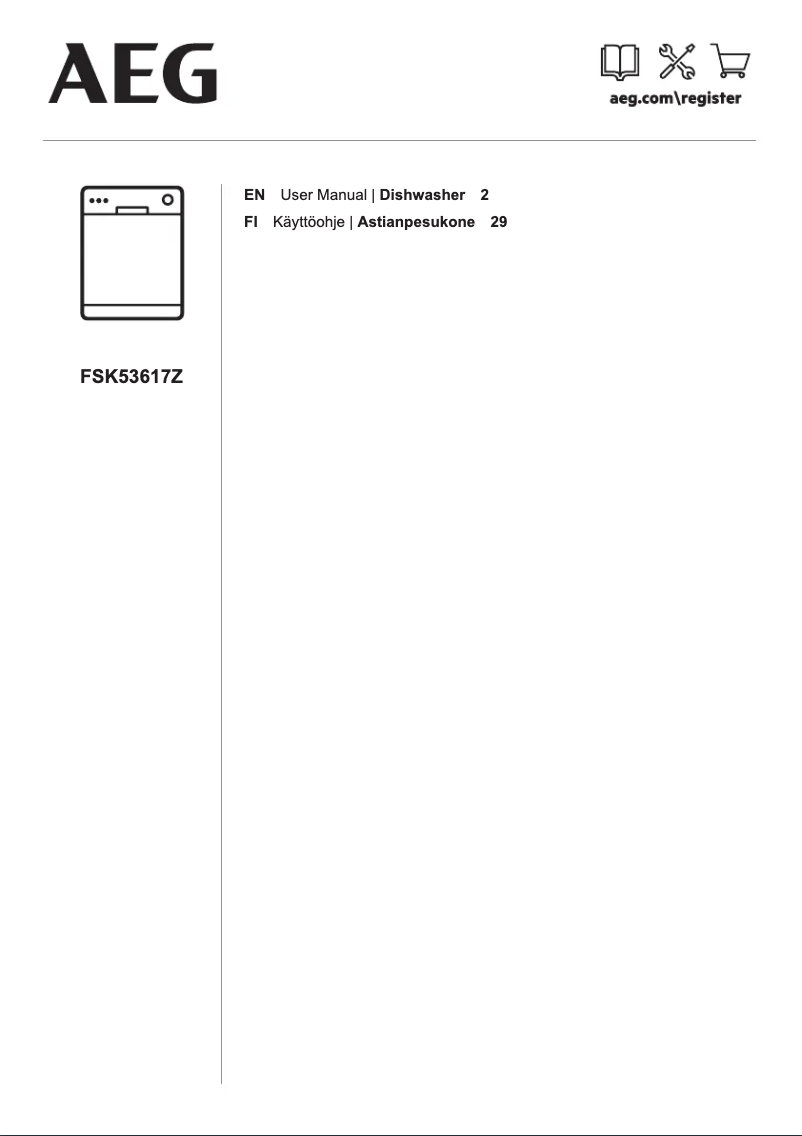 Página 1 del manual Manual de usuario AEG FSK53617Z