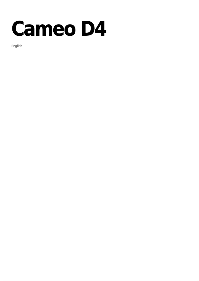 Page n°1 - Manuel utilisateur Cameo DVC
