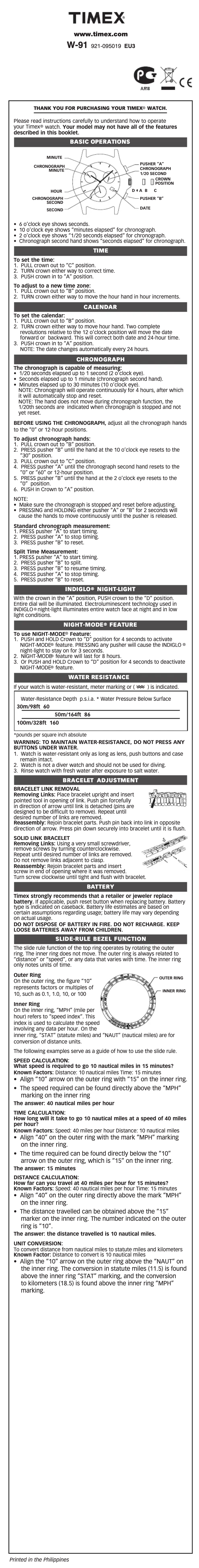 Página 1 del manual Manual de usuario Timex Expedition Field Chrono