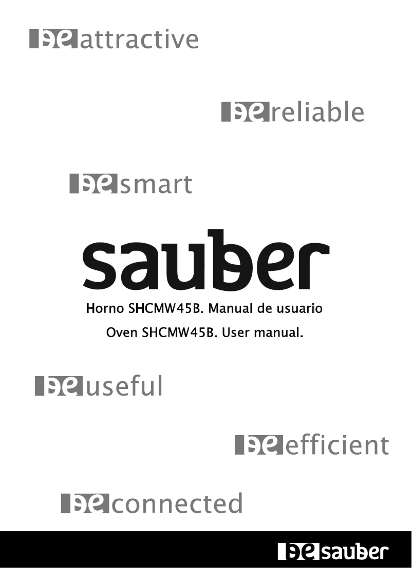 Page n°1 - Manuel utilisateur Sauber SHCMW45B