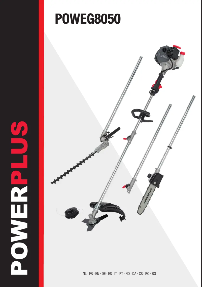 Page n°1 - Manuel utilisateur PowerPlus POWEG8050