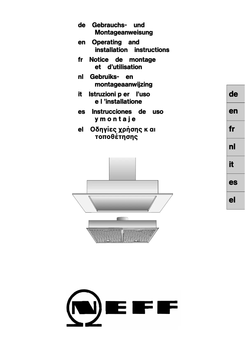 Page 1 de la notice Manuel utilisateur Neff D5625X0