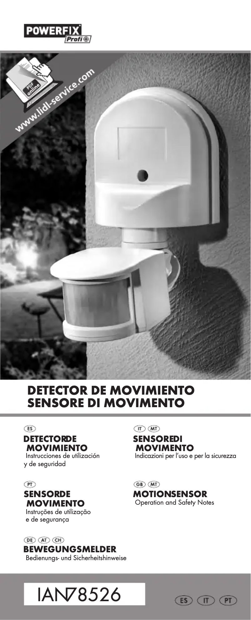 Página 1 del manual Manual de usuario Powerfix IAN 078526