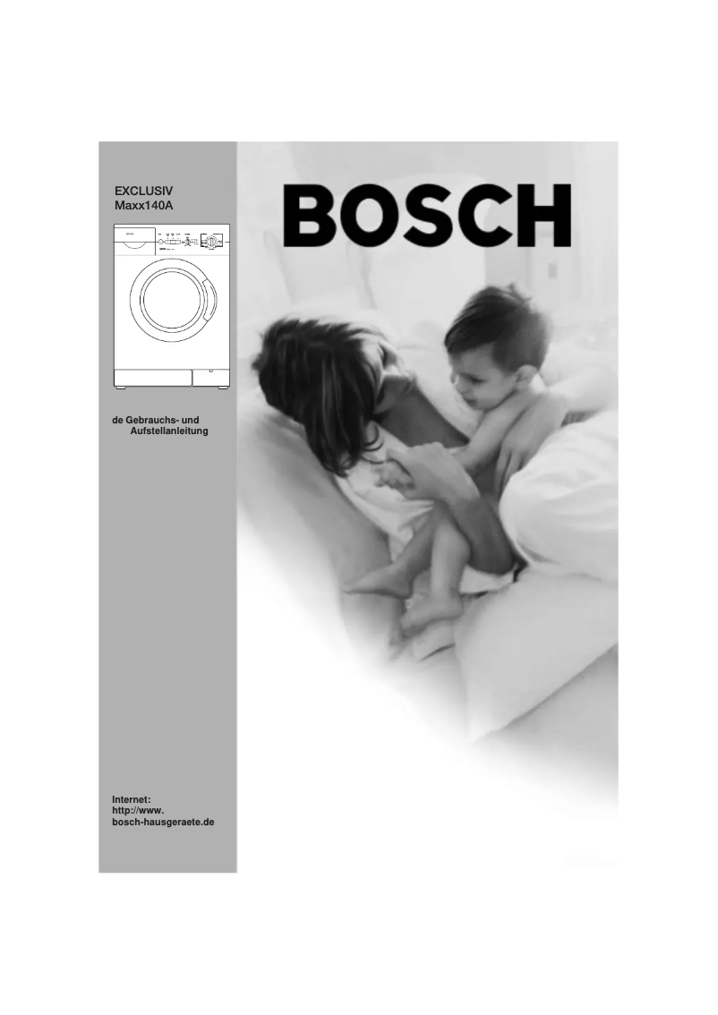 Page n°1 - Manuel utilisateur Bosch WFL2890