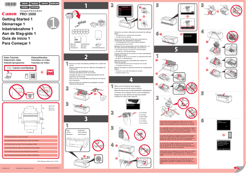 Page n°1 - Manuel utilisateur Canon ImagePROGRAF PRO-1000 - MAC