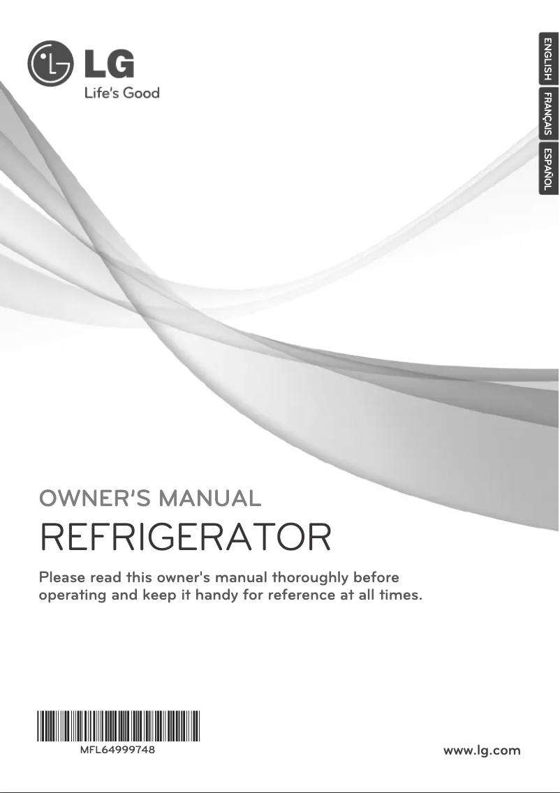 Página 1 del manual Manual de usuario LG GR-F401ESNW