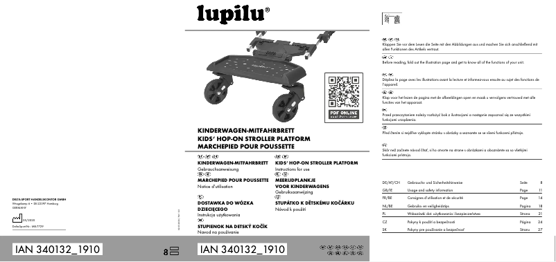 Página 1 del manual Manual de usuario Lupilu IAN 316644