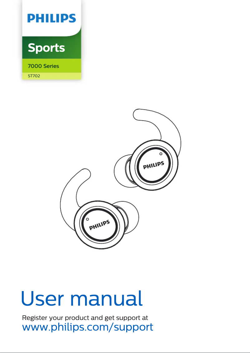 Page 1 de la notice Manuel utilisateur Philips TAST702