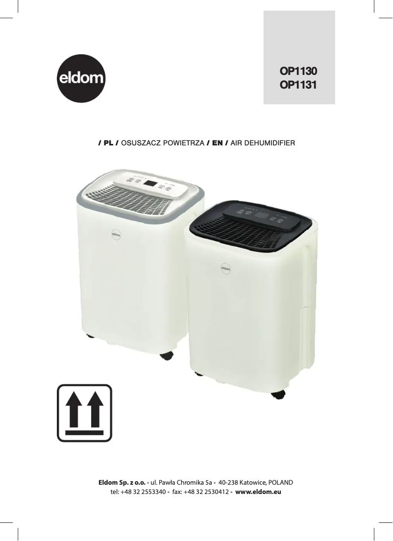Page 1 de la notice Manuel utilisateur Eldom Luxi Lite OP1130