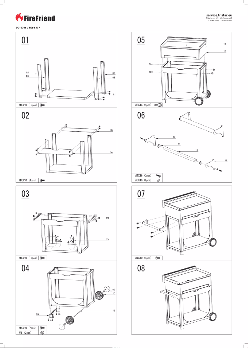 Page 1 of the manual User Manual FireFriend BQ-6306