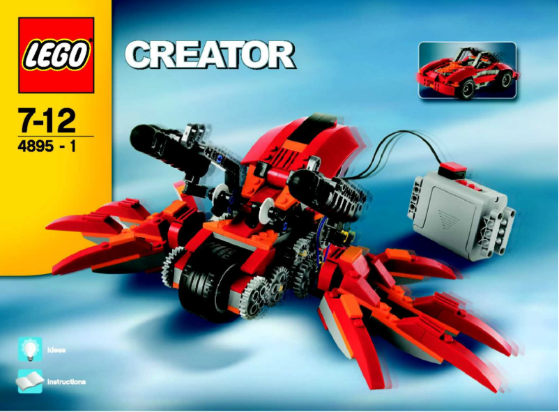 Página 1 del manual Manual de usuario Lego Creator 4895