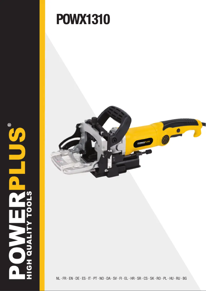 Page n°1 - Manuel utilisateur PowerPlus POWX1310