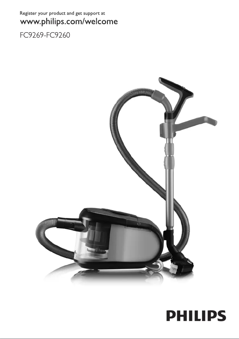 Page 1 de la notice Manuel utilisateur Philips ErgoFit FC9261