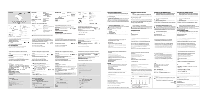 Page n°1 - Manuel utilisateur TSST Global TB052NA/KOWT