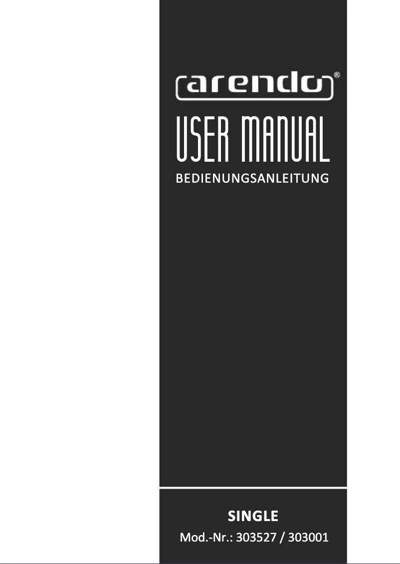 Image de la première page du manuel de l'appareil 303527