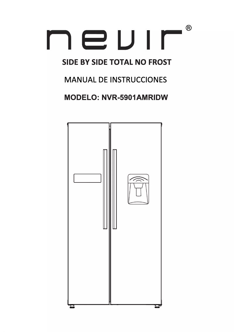 Page n°1 - Manuel utilisateur Nevir NVR-5901AMRIDW
