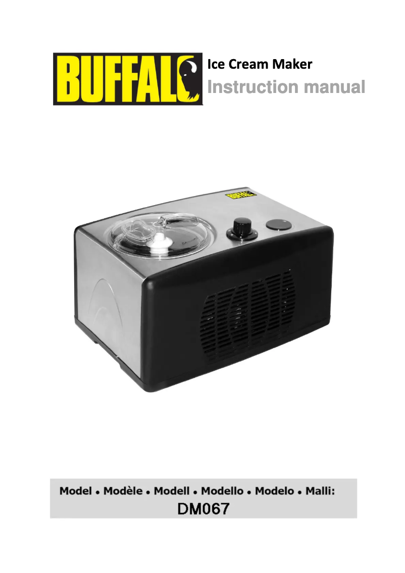 Page n°1 - Manuel utilisateur Buffalo DM067