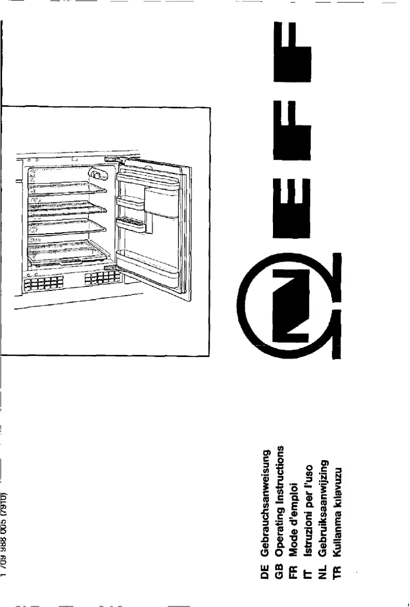 Page n°1 - Manuel utilisateur Neff K 4336 XO