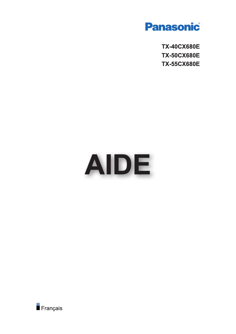 Imagen de la primera página del manual del dispositivo TX-50CX680E