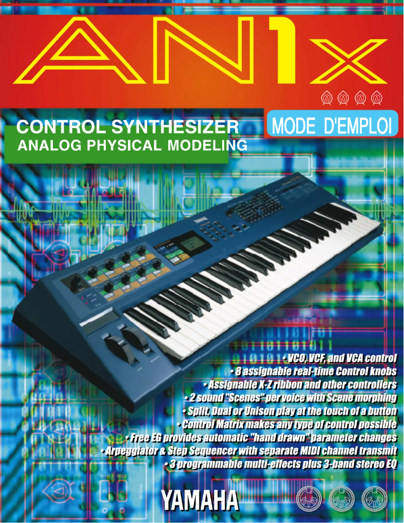 Página 1 del manual Manual de usuario Yamaha AN1X