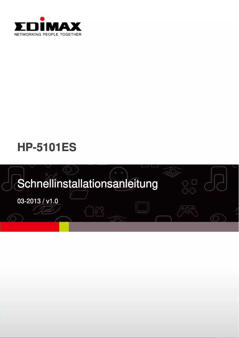 Page n°1 - Manuel utilisateur Edimax HP-5101ES