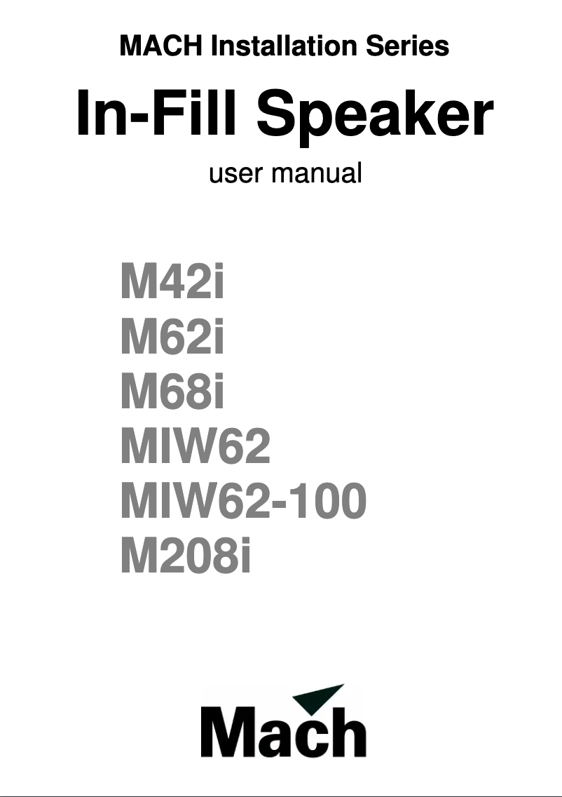 Image de la première page du manuel de l'appareil M42i