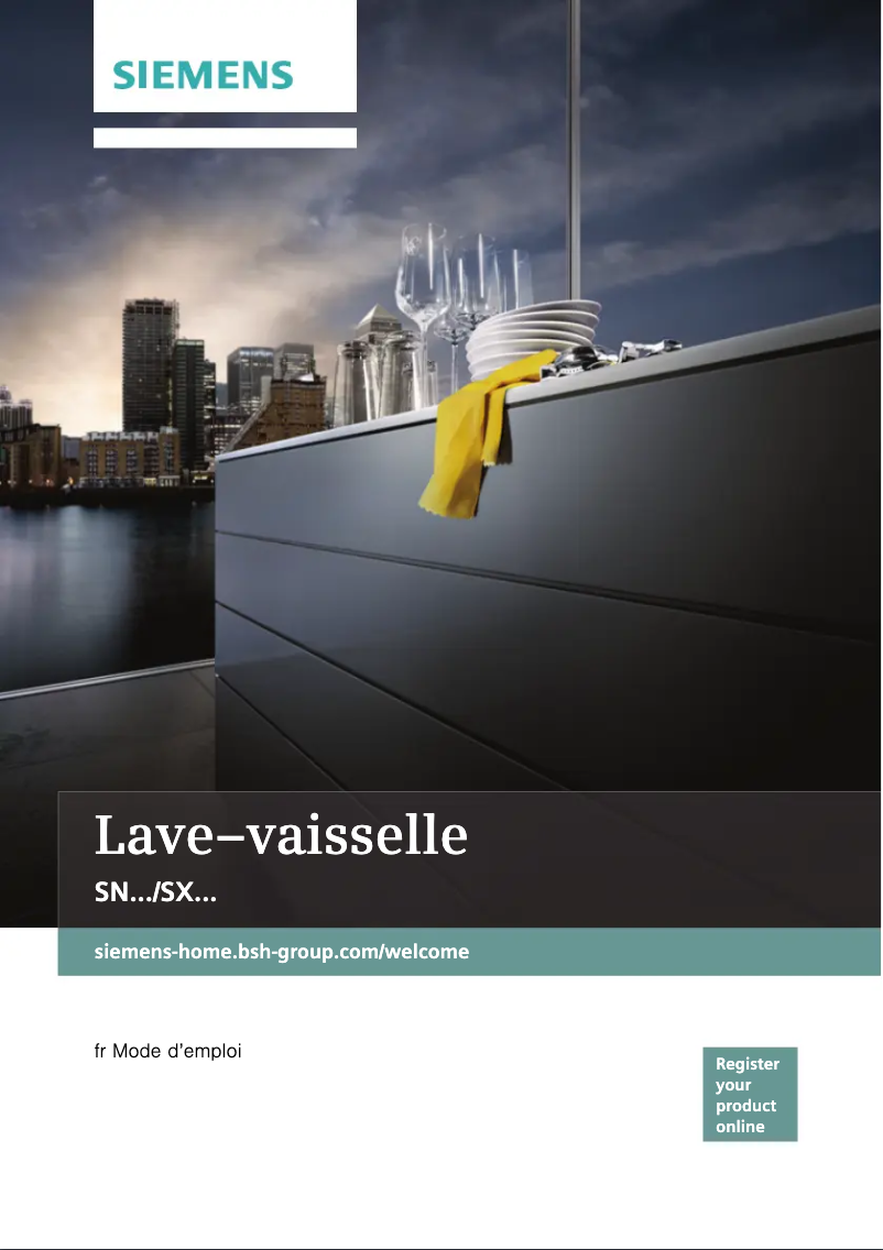Page n°1 - Manuel utilisateur Siemens SN278I26TE
