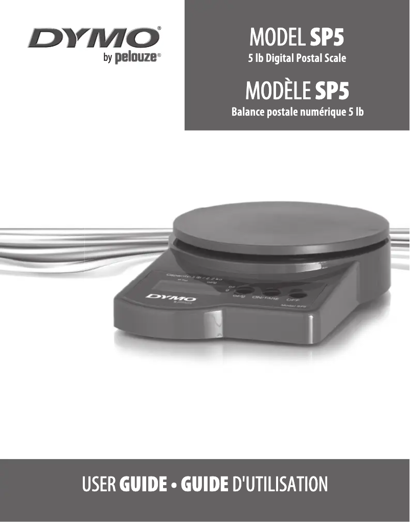 Page 1 de la notice Manuel utilisateur Dymo SP5