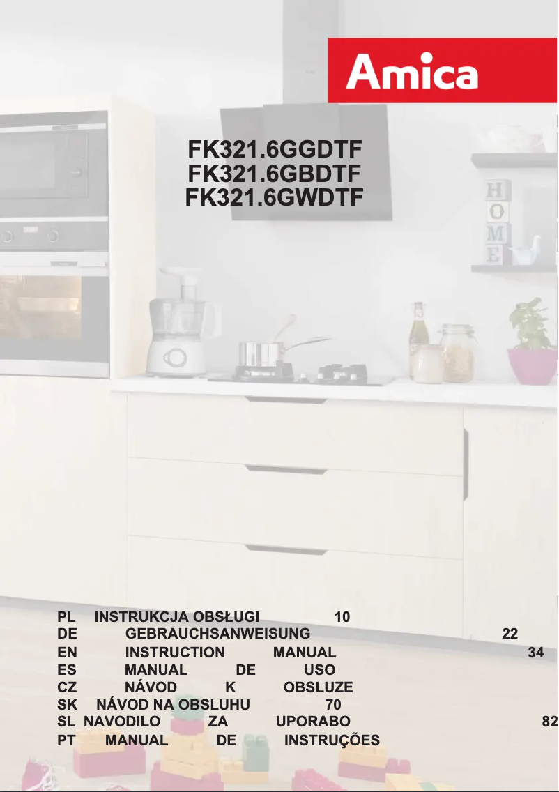 Página 1 del manual Manual de usuario Amica FK321.6GBDTF