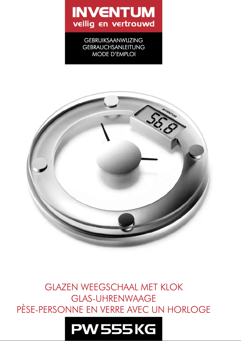 Page 1 de la notice Manuel utilisateur Inventum PW555KG
