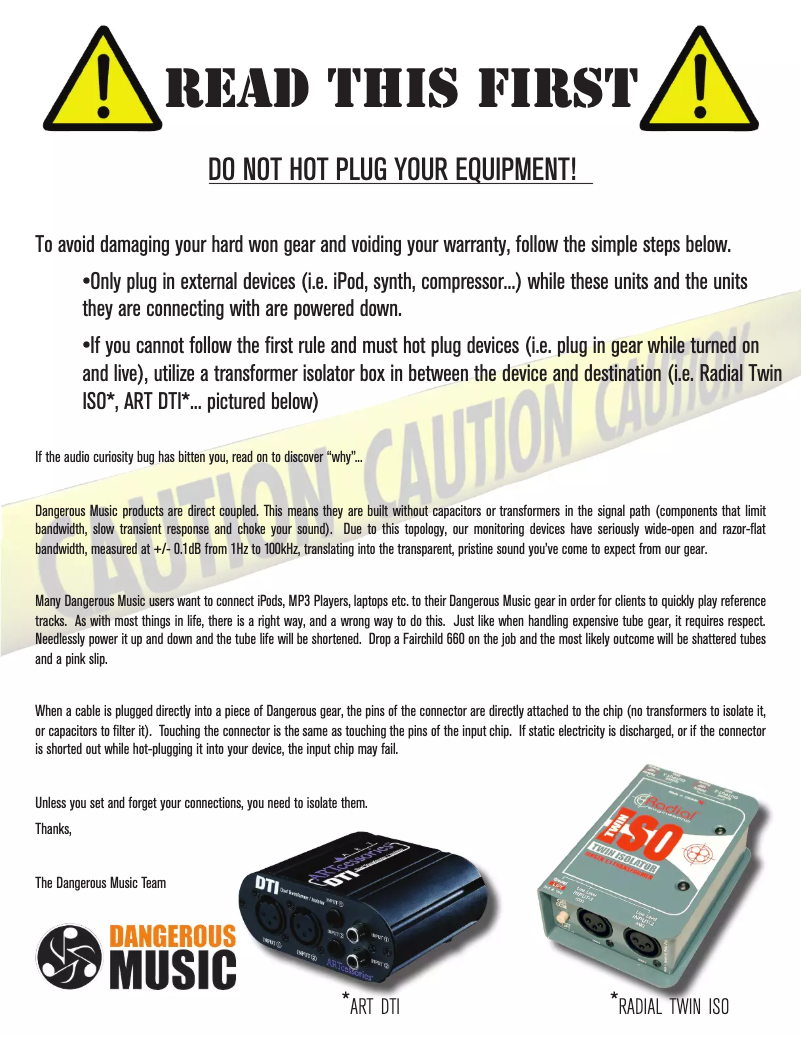 Image de la première page du manuel de l'appareil Monitor SR