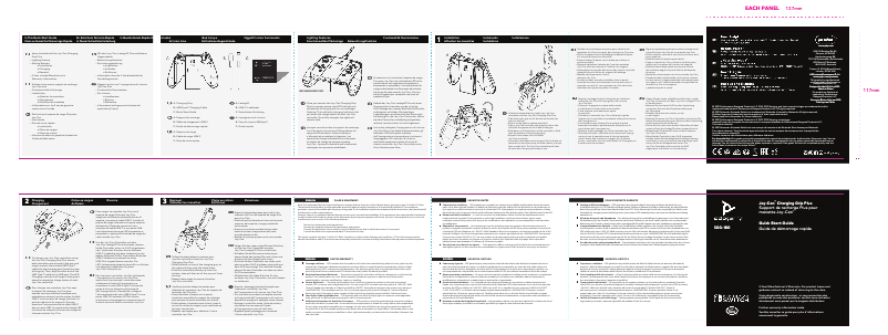 Image de la première page du manuel de l'appareil Joy-Con