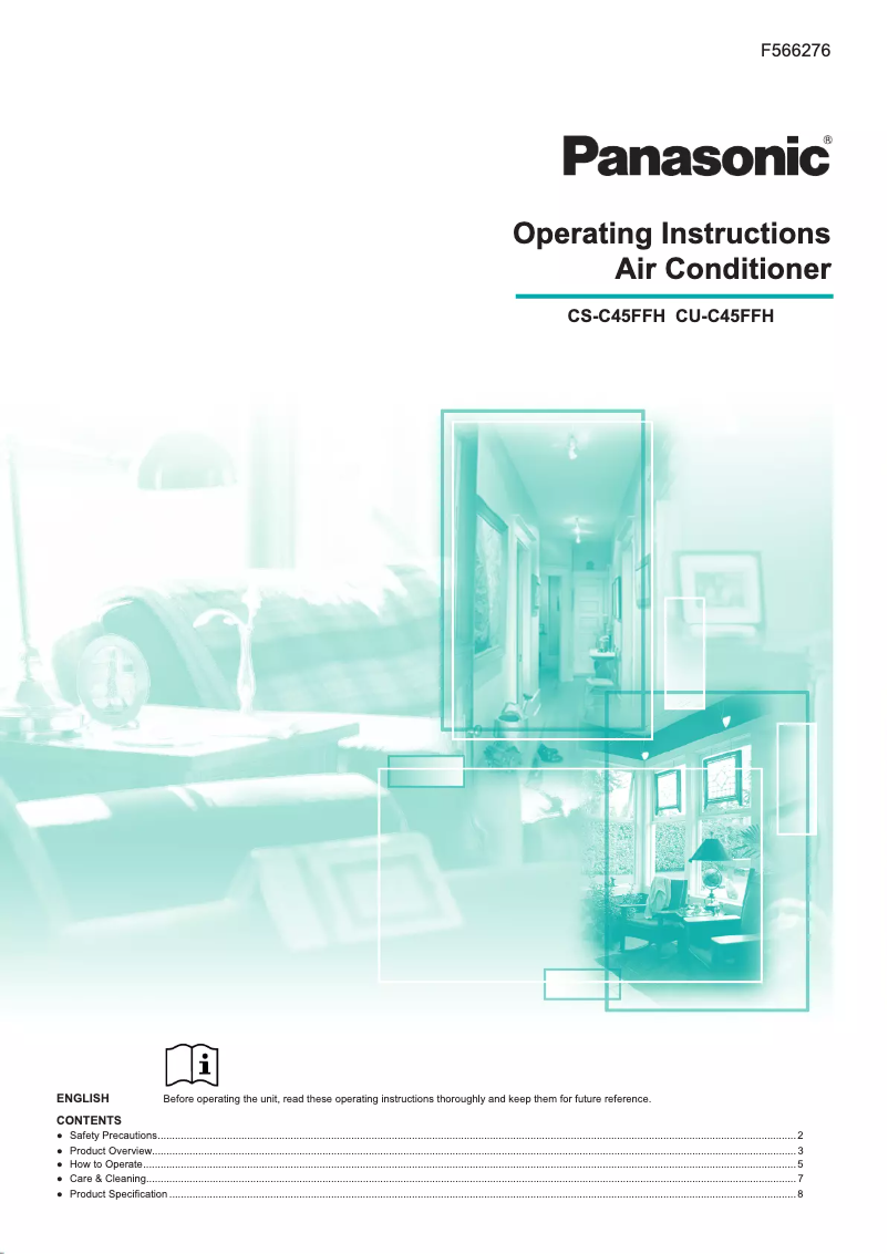 Imagen de la primera página del manual del dispositivo CS-C45FFH