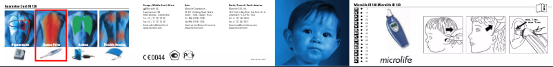Page 1 de la notice Manuel utilisateur Microlife IR 120