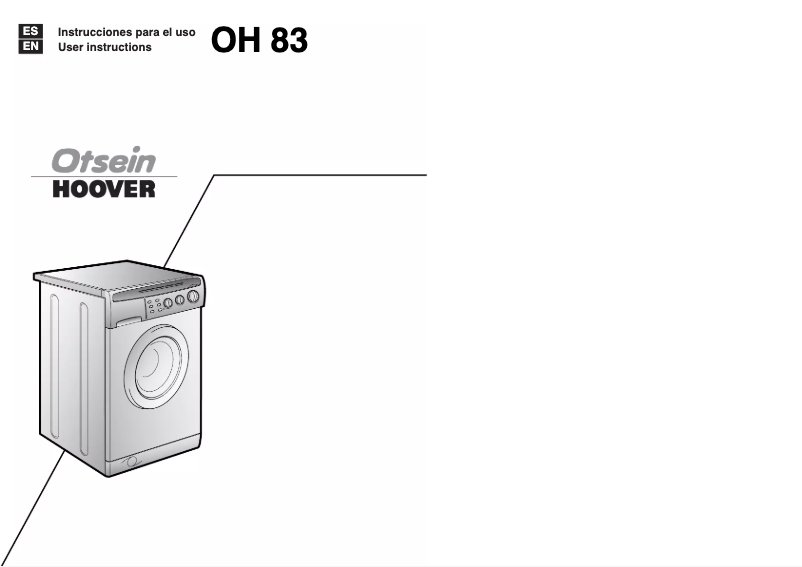 Page n°1 - Manuel utilisateur Otsein-Hoover LBOH 83 M6