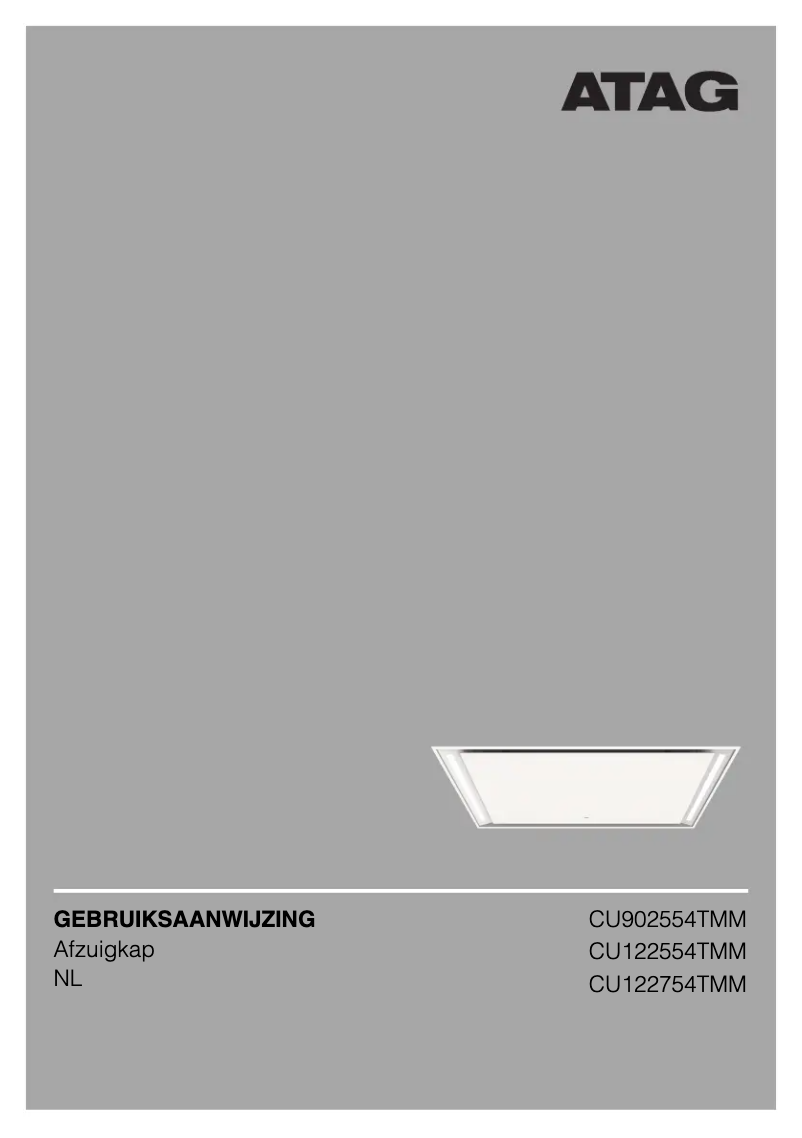 Page n°1 - Manuel utilisateur Atag CU122554TMM