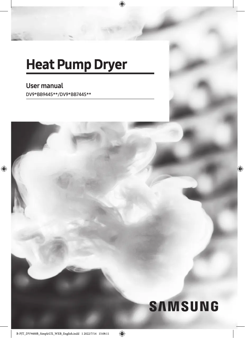 Página 1 del manual Manual de usuario Samsung DV91BB7445GB