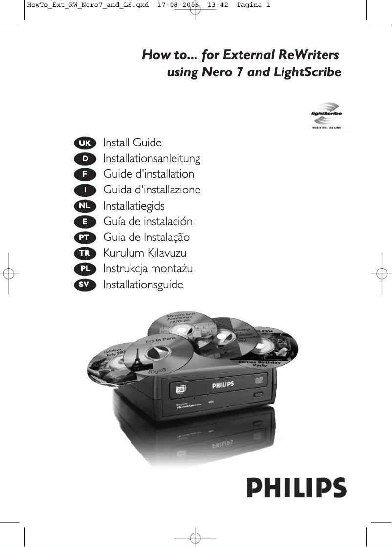 Page n°1 - Mode d'emploi Philips SPD3900CC