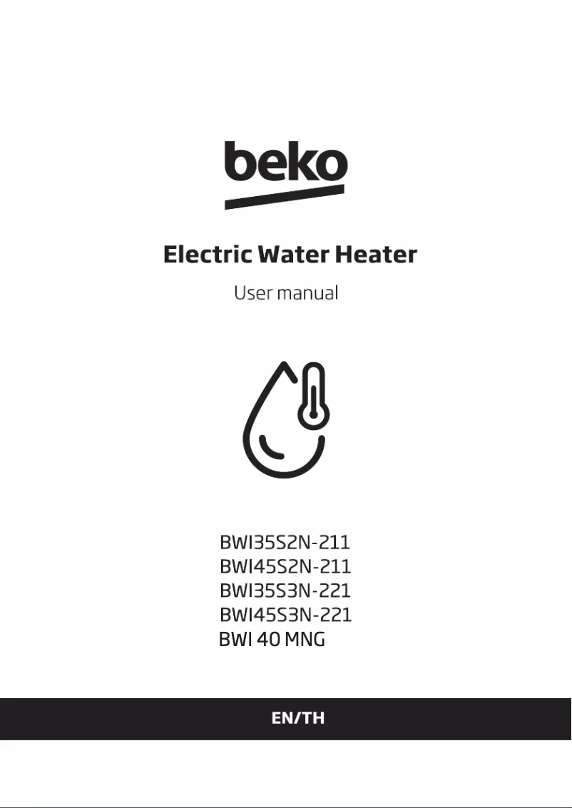 Page 1 de la notice Manuel utilisateur Beko BWI 40 MNG