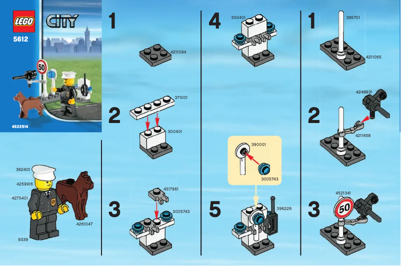 Image de la première page du manuel de l'appareil Police Officer