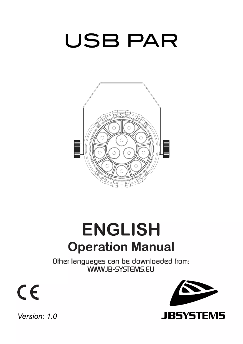 Page n°1 - Manuel utilisateur JB systems USB Par