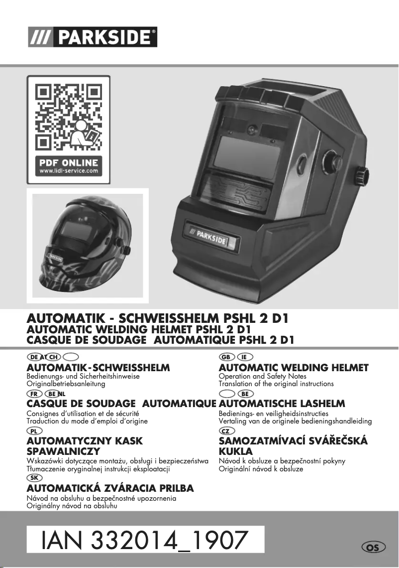 Image de la première page du manuel de l'appareil PSHL 2 D1