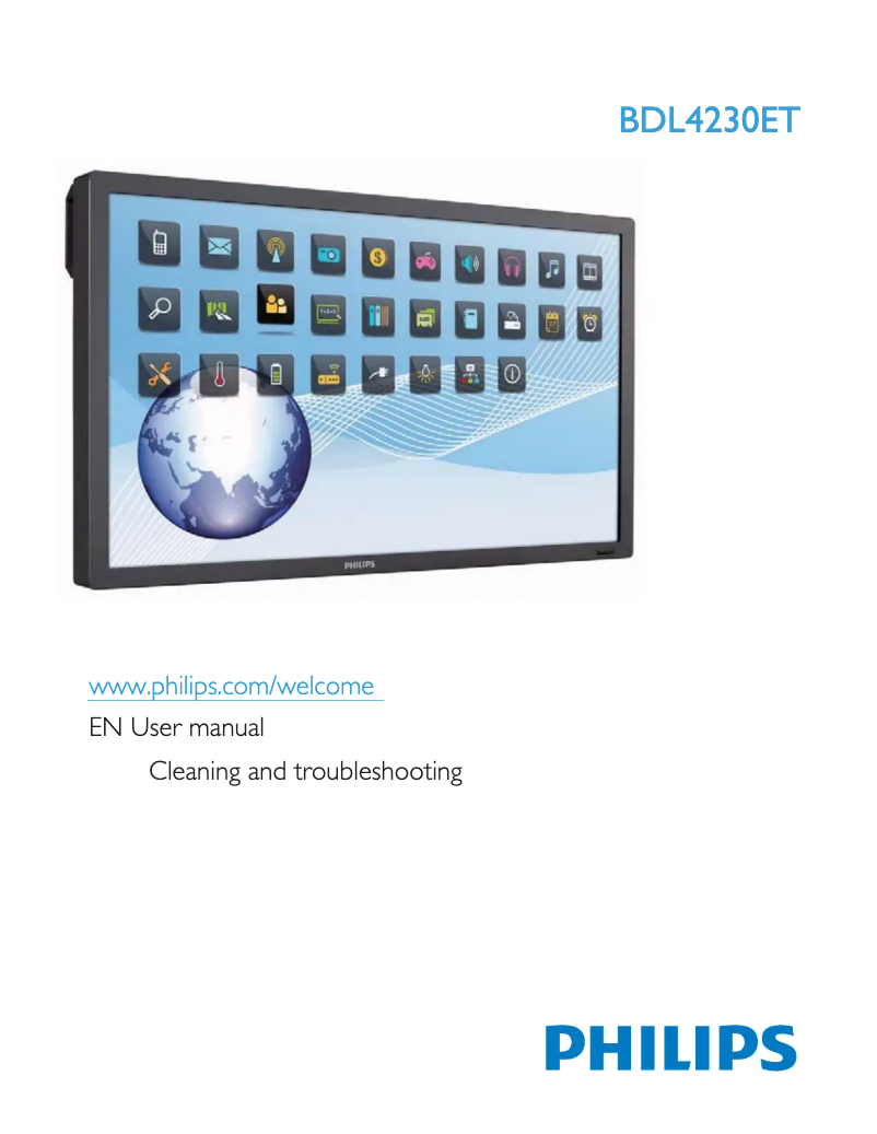 Image de la première page du manuel de l'appareil BDL4230ET