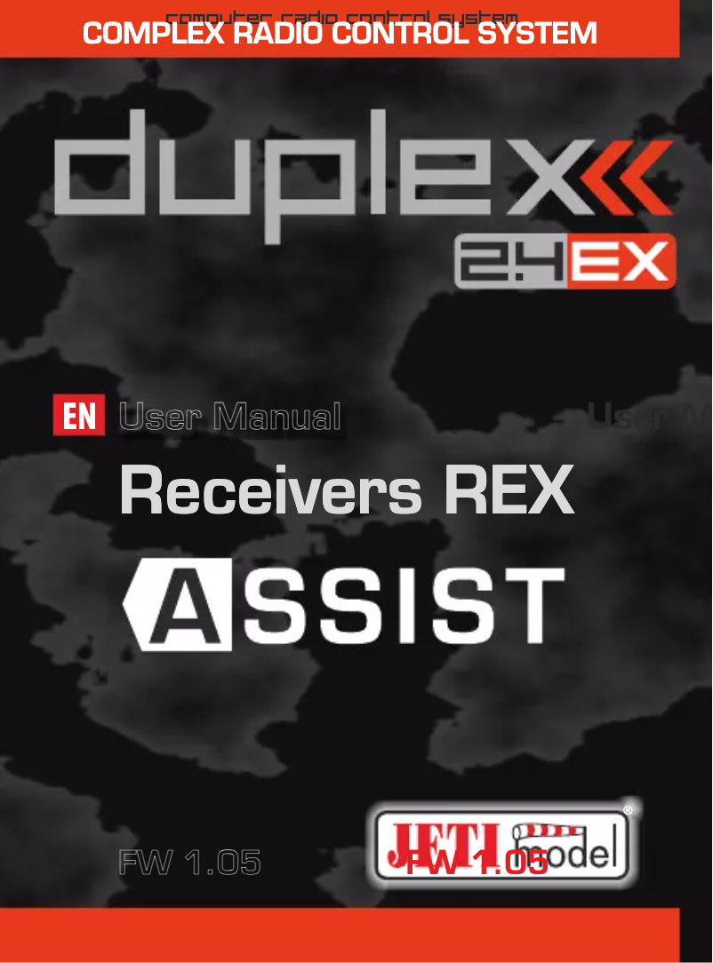 Page 1 de la notice Manuel utilisateur JETI Duplex REX10A