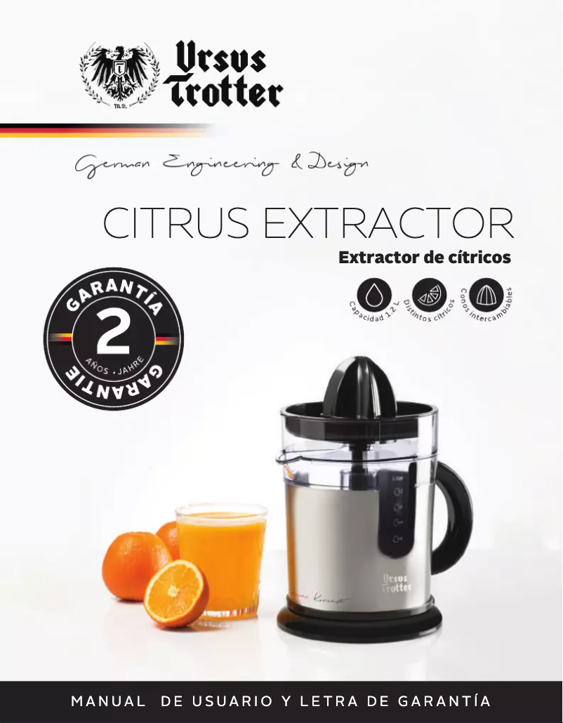 Page 1 de la notice Manuel utilisateur Ursus Trotter UT-WETZEL40