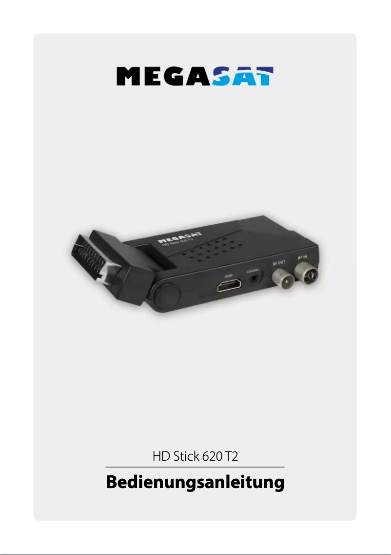 Page 1 de la notice Manuel utilisateur Megasat HD Stick 620 T2