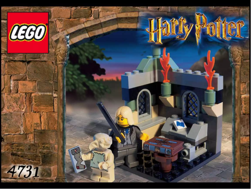 Page 1 de la notice Manuel utilisateur Lego Harry Potter 4731