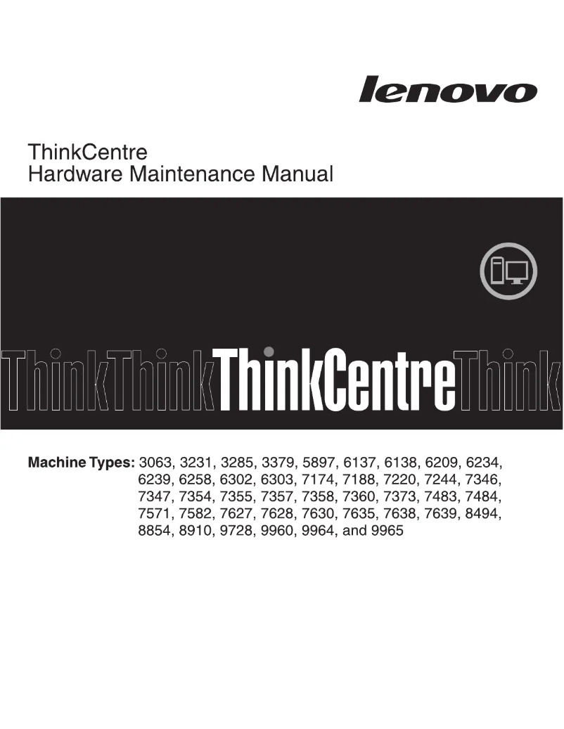 Page n°1 - Manuel utilisateur Lenovo ThinkCentre 7483