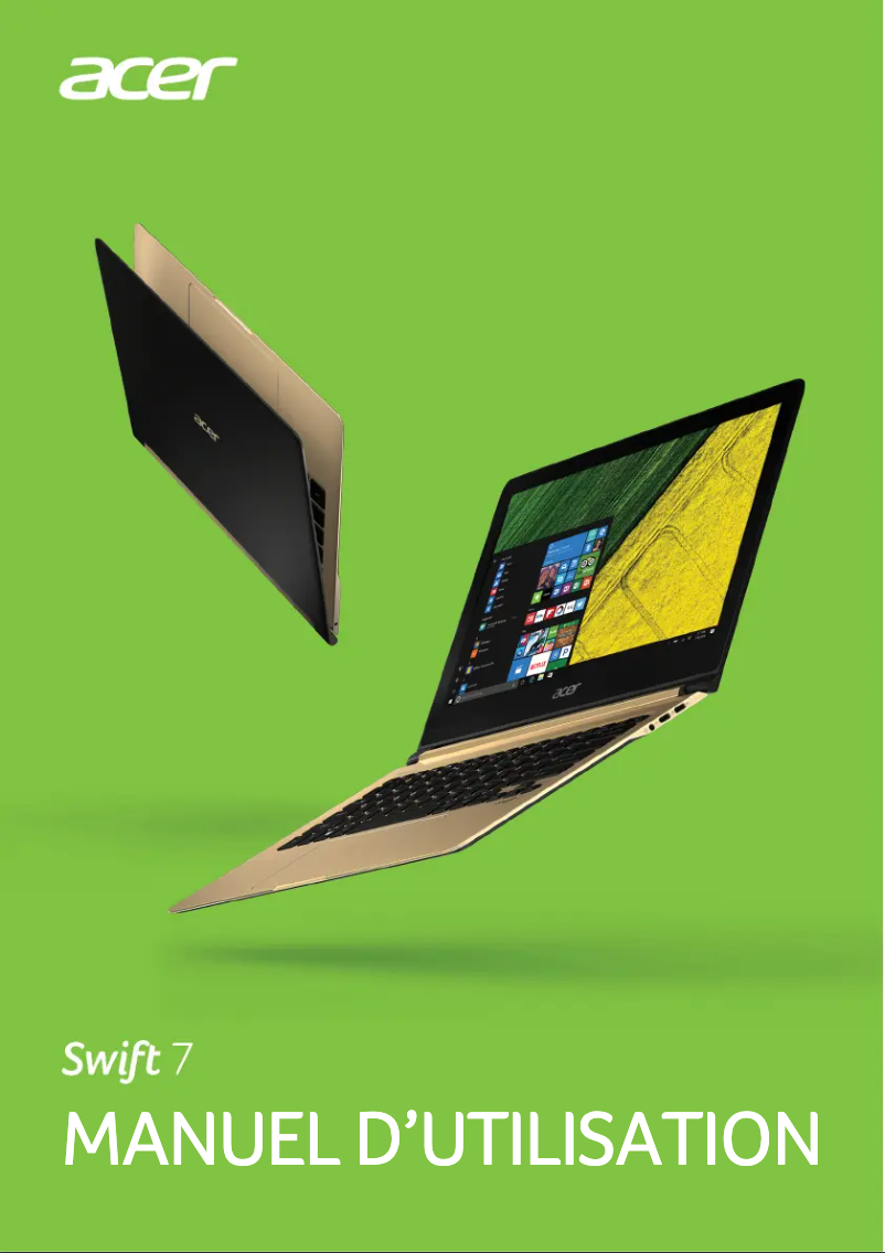 Page n°1 - Manuel utilisateur Acer Swift 7